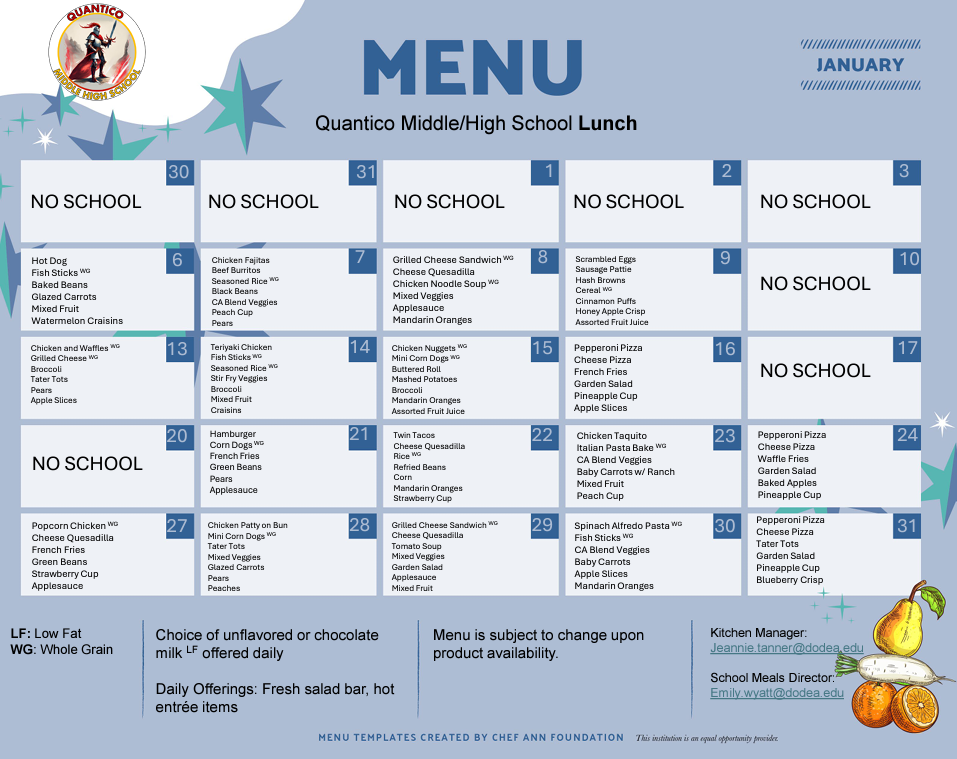 January 2025 Student Lunch Menu.png